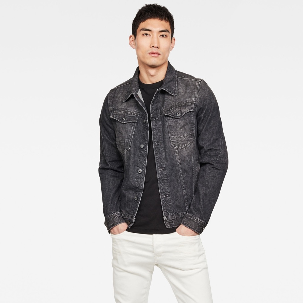 Arc 3D Slim Jacket (Black Denim)